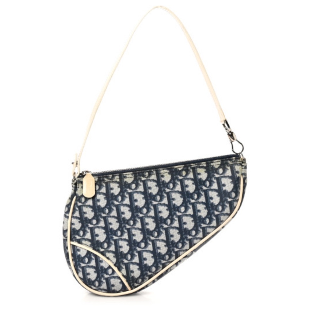 Dior Blue and Cream Shoulder Bag